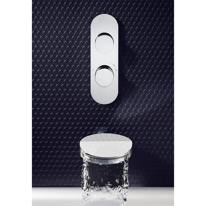 Crosswater Water Circle Wall Mounted Bath Spout - WO0370WC Profile Large Image