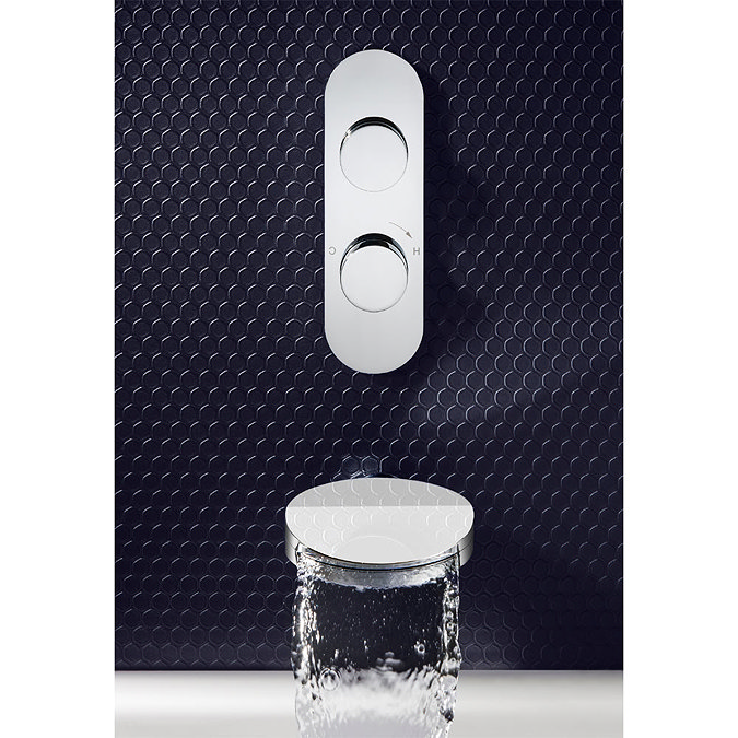 Crosswater Water Circle Wall Mounted Bath Spout - WO0370WC  Profile Large Image