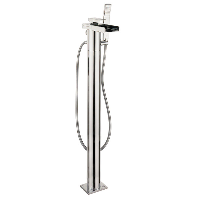 Crosswater - Water Square Floor Mounted Freestanding Bath Shower Mixer - WS415FC Large Image