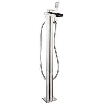 Crosswater - Water Square Floor Mounted Freestanding Bath Shower Mixer - WS415FC Profile Large Image