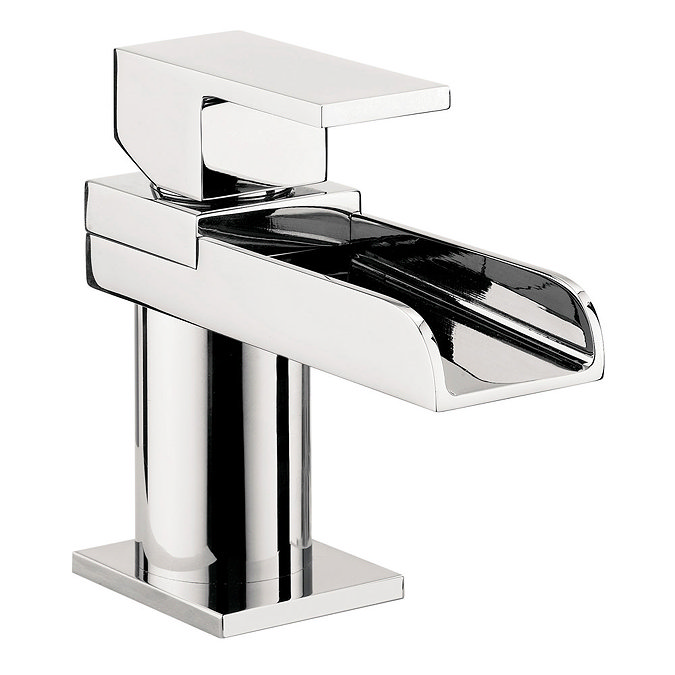 Crosswater - Water Square Mini Monobloc Basin Mixer Tap - WS114DNC Large Image