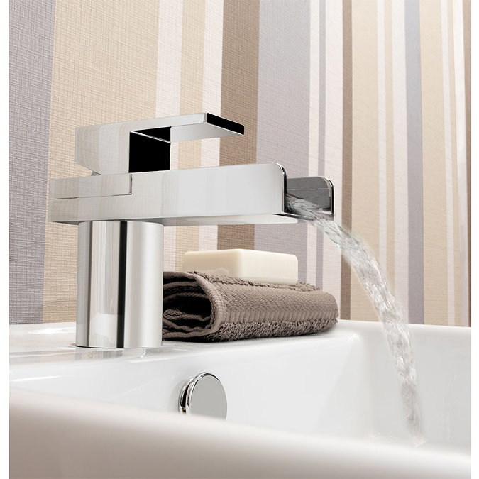 Crosswater - Water Square Monobloc Basin Mixer Tap - WS110DNC Profile Large Image