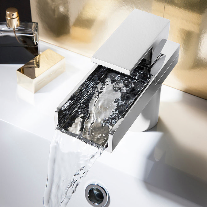 Crosswater - Water Square Monobloc Basin Mixer Tap - WS110DNC  Feature Large Image