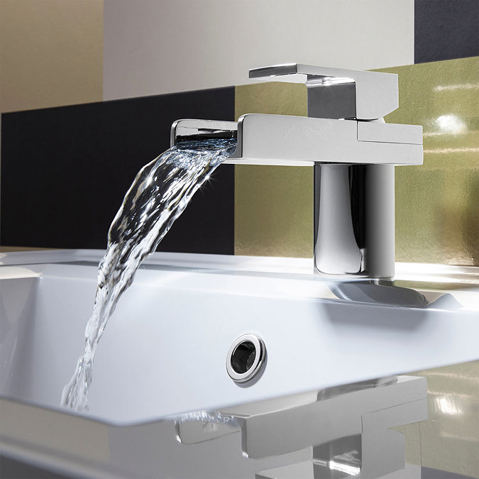 Crosswater - Water Square Monobloc Basin Mixer Tap - WS110DNC Standard Large Image