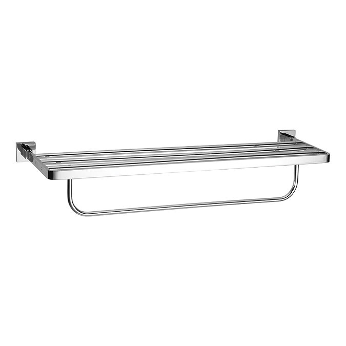 Crosswater - Zeya 600mm 2 Tier Chrome Towel Rail - ZE026C Large Image