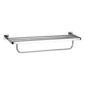 Crosswater - Zeya 600mm 2 Tier Chrome Towel Rail - ZE026C Large Image