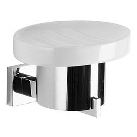 Crosswater - Zeya Ceramic Soap Dish and Holder - ZE005C Medium Image