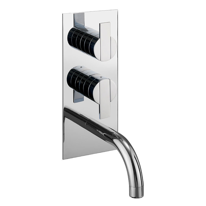 Crosswater - Zeya Thermostatic Shower Valve with Bath Spout and Diverter - ZE1600RC Large Image
