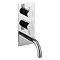 Crosswater - Zeya Thermostatic Shower Valve with Bath Spout and Diverter - ZE1600RC Large Image