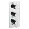 Crosswater - Zeya Triple Concealed Thermostatic Shower Valve - ZE2000RC Large Image