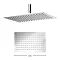 Crosswater Zion 340mm Rectangular Fixed Showerhead - FH322C Large Image