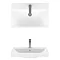 Crosswater Zion 60 Floor Standing Unit + Basin - Storm Grey Matt  Feature Large Image