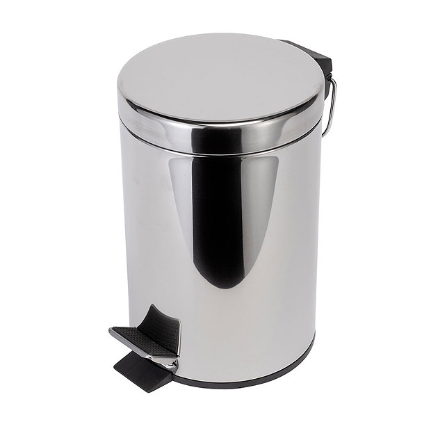 Stainless Steel Bathroom Bin - QA107205 | Victorian Plumbing