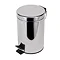 Croydex 3 Litre Stainless Steel Pedal Bin - QA107205  Profile Large Image