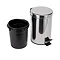 Croydex 3 Litre Stainless Steel Pedal Bin - QA107205  Feature Large Image