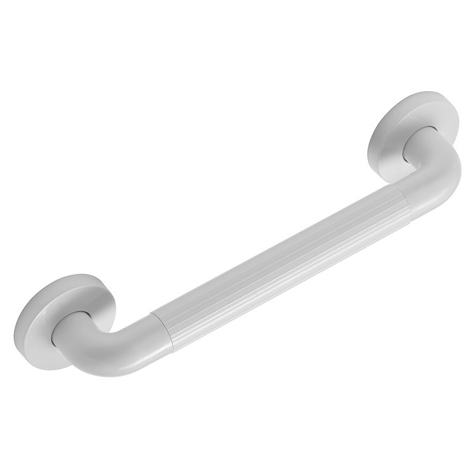 Croydex 300mm Recycled ABS Straight Grab Bar - White