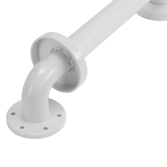 Croydex 300mm Recycled ABS Straight Grab Bar - White