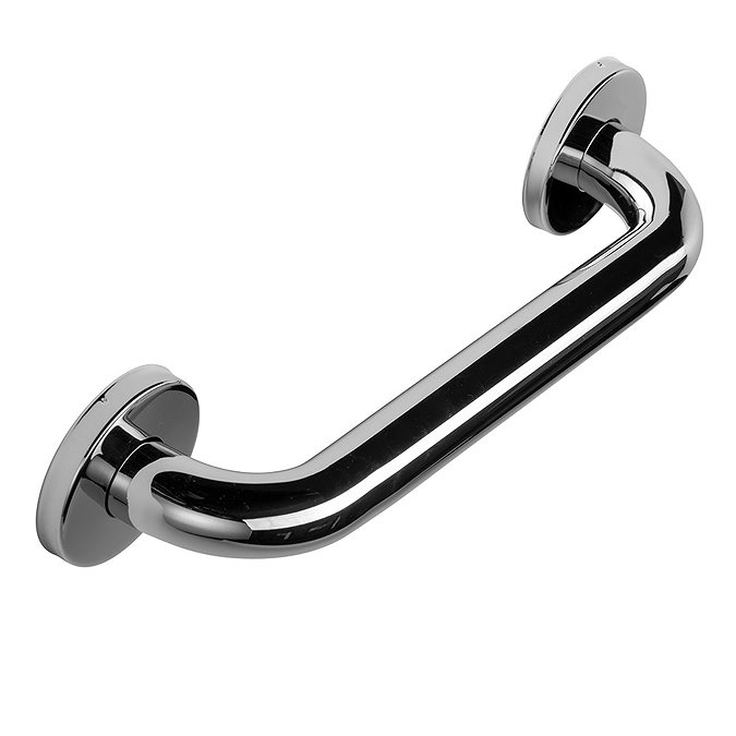 Croydex 300mm Stainless Steel Chrome Straight Grab Bar - AP501041  Standard Large Image