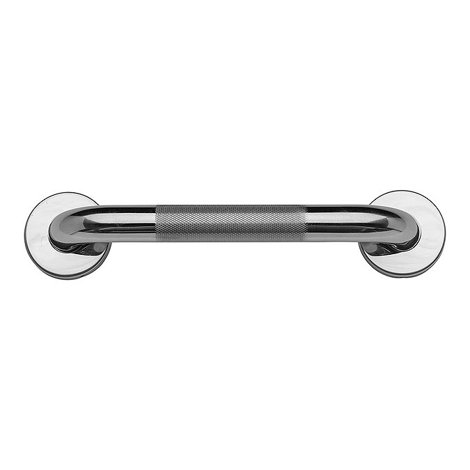 Croydex 300mm Stainless Steel Grab Bar with Anti-Slip Grip - AP500541 In Bathroom Large Image