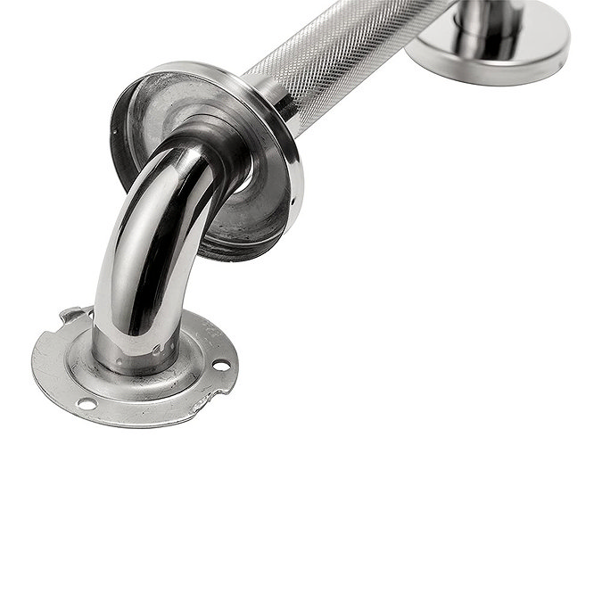 Croydex 300mm Stainless Steel Grab Bar with Anti-Slip Grip - AP500541 additional Large Image