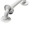 Croydex 300mm Stainless Steel White Straight Grab Bar - AP501022  Feature Large Image