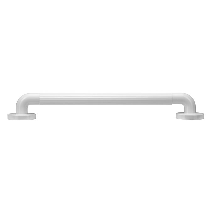 Croydex 450mm Recycled ABS Straight Grab Bar - White