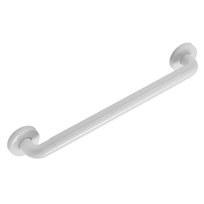 Croydex 450mm Recycled ABS Straight Grab Bar - White