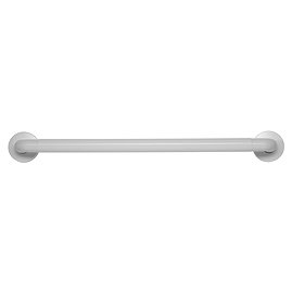Croydex 600mm Recycled ABS Straight Grab Bar - White