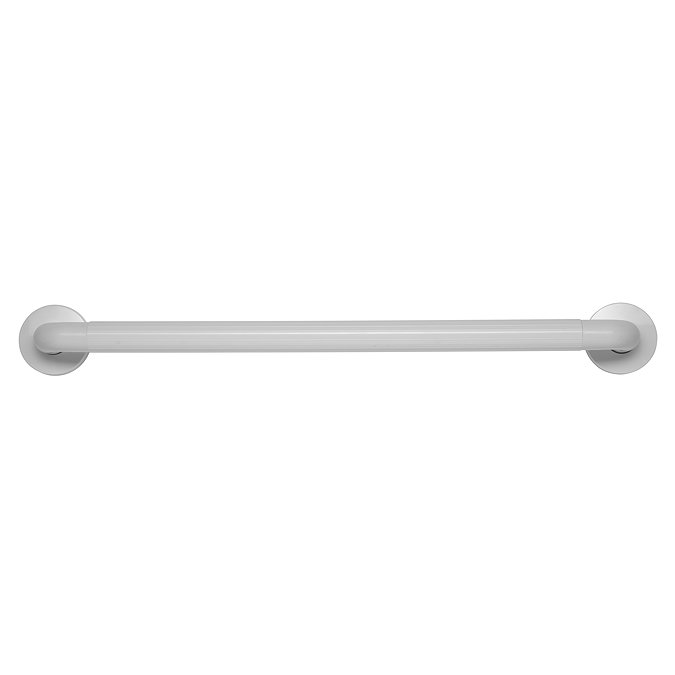 Croydex 600mm Recycled ABS Straight Grab Bar - White