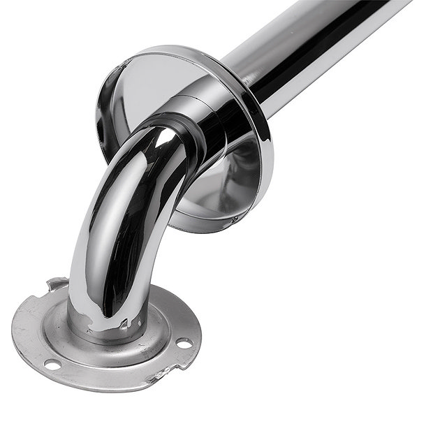 Croydex 600mm Stainless Steel Chrome Straight Grab Bar - AP501241  Feature Large Image