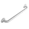 Croydex 600mm Stainless Steel White Straight Grab Bar - AP501222  Standard Large Image