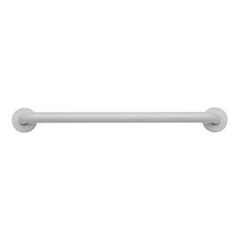 Croydex 600mm Stainless Steel White Straight Grab Bar - AP501222 Medium Image