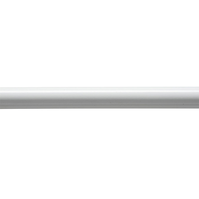 Croydex 8' 6" Telescopic White Shower Rod AD102022  additional Large Image