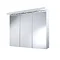 Croydex - Alaska Illuminated Mirror Cabinet - White MDF - 3 x Size Options Feature Large Image