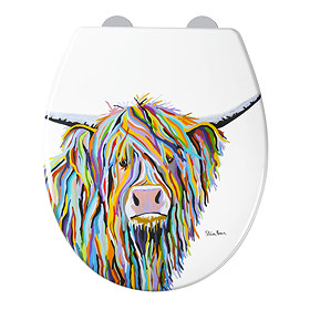 Croydex Angus McCoo Flexi-Fix Toilet Seat by Steven Brown Art - WL604022 Large Image