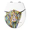 Croydex Angus McCoo Flexi-Fix Toilet Seat by Steven Brown Art - WL604022 Large Image