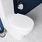 Croydex Anti-Bacterial Polypropylene Toilet Seat with Slow-Close Hinge - White Large Image