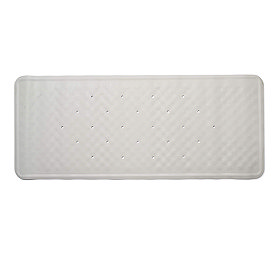 Croydex Anti-Bacterial White Bath Mat 900 x 370mm - AG182622 Large Image