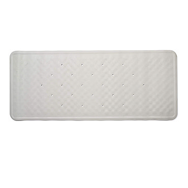 Croydex Anti-Bacterial White Bath Mat 900 x 370mm - AG182622  Profile Large Image