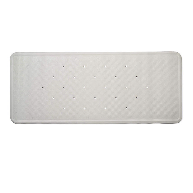 Croydex AntiBacterial White Bath Mat 900 x 370mm AG182622