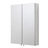 Croydex Anton Double Door Stainless Steel Mirrored Bathroom Cabinet - WC756105  Profile Large Image