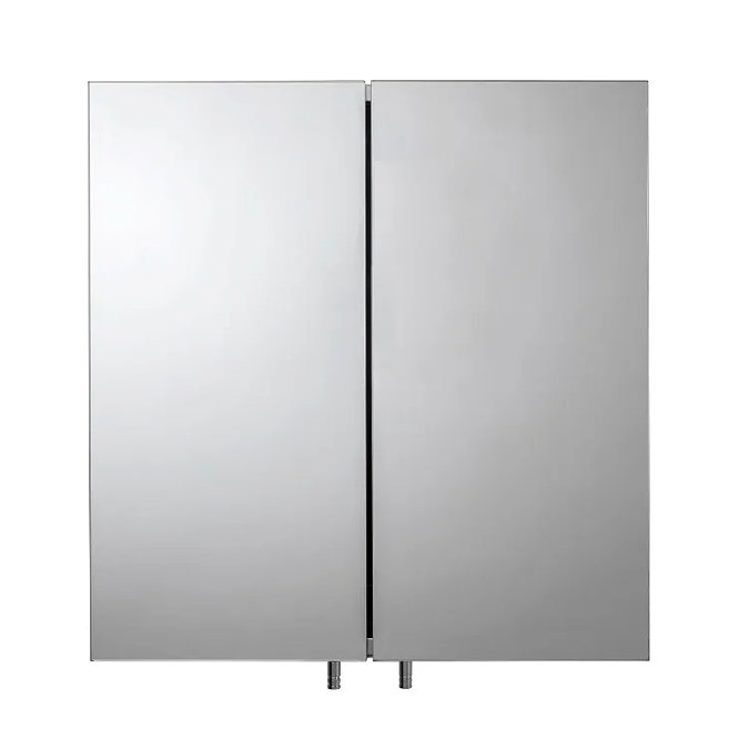 Croydex Avon Double Door Stainless Steel Mirror Cabinet - WC866105  Feature Large Image