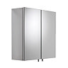Croydex Avon Double Door Stainless Steel Mirror Cabinet - WC866105 Large Image