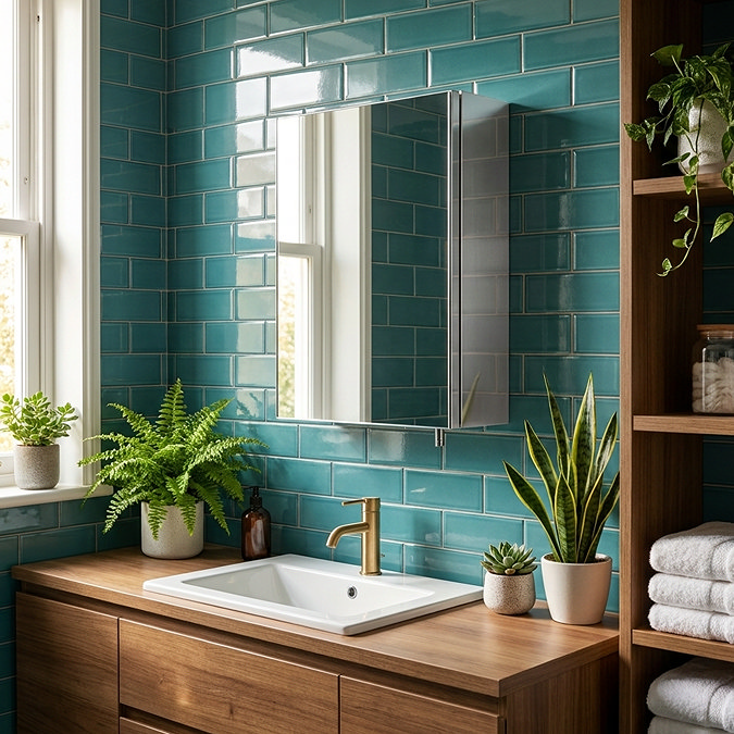 Croydex Avon Single Door Stainless Steel Mirror Cabinet