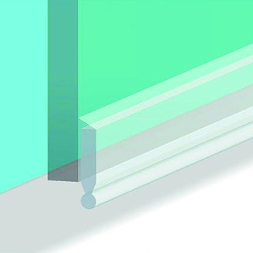 Croydex Bath Screen Seal Kit 1-8mm - Translucent - AM160332  Profile Large Image