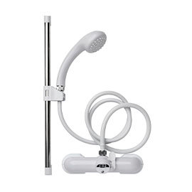 Croydex Bath Shower Mixer Set - White - AB210022 Medium Image