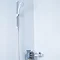 Croydex Bath Shower Set - White - AB160022 Large Image