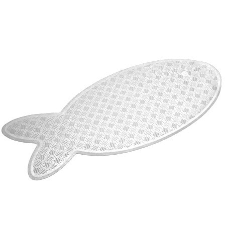 Croydex Big Fish Rubagrip Bath Mat - 740 x 340mm - White - AG240022 Large Image