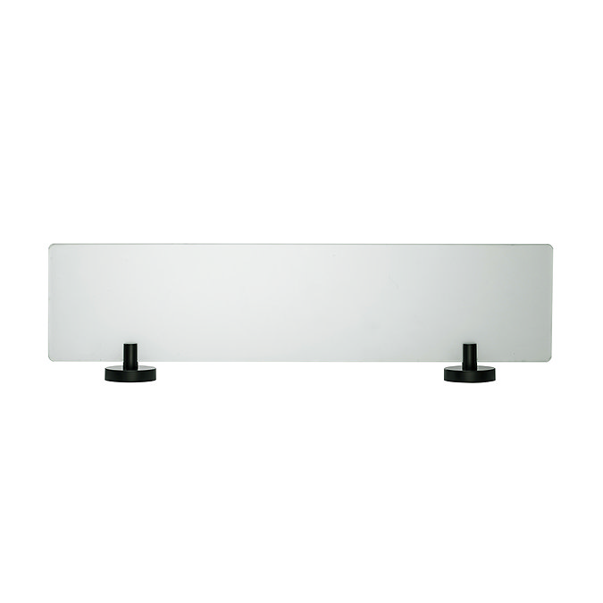 Croydex Black Epsom Flexi-Fix Glass Shelf - QM481421  Profile Large Image