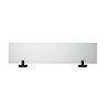Croydex Black Epsom Flexi-Fix Glass Shelf - QM481421  Profile Large Image